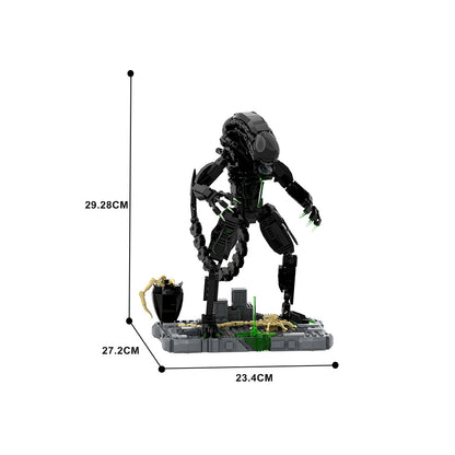 xenomorph building set | aliens | lego compatible - 2