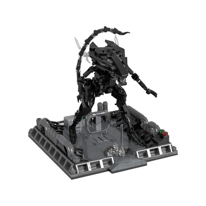 xenomorph queen building set | aliens micro diorama | moc-199999 - 2