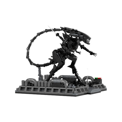 xenomorph queen building set | aliens micro diorama | moc-199999 - 5