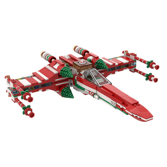 xmas wing fighter building set | star wars | moc-53183 - 2