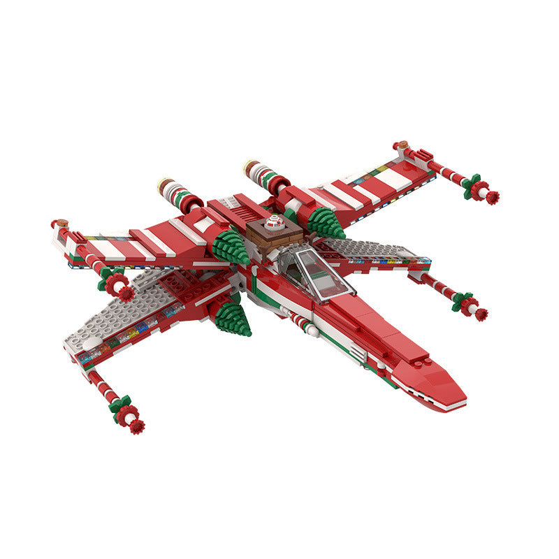 xmas wing fighter building set | star wars | moc-53183 - 5