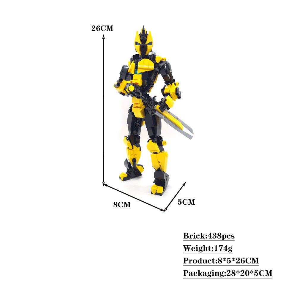 xr-7 'yellow jacket' building set | moc-149358 - 4