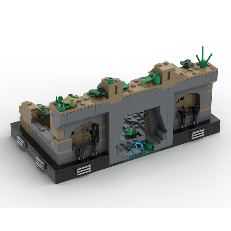 Yavin IV Temple Ruins Diorama Building Kit | Star Wars | MOC-210990 - 2