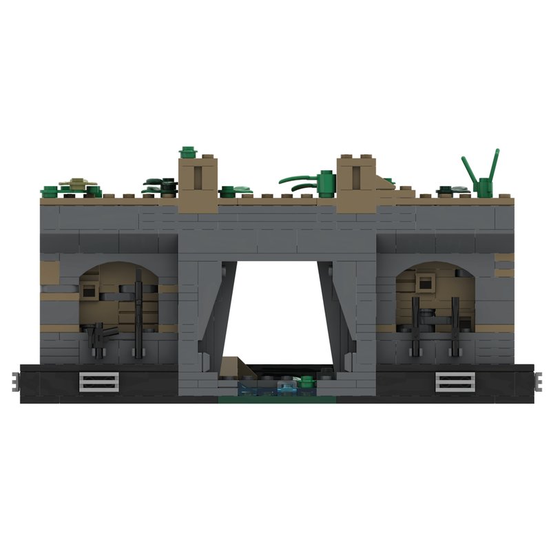 Yavin IV Temple Ruins Diorama Building Kit | Star Wars | MOC-210990 - 3
