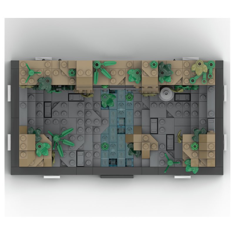 Yavin IV Temple Ruins Diorama Building Kit | Star Wars | MOC-210990 - 4