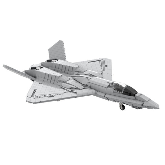 YF-23 Black Widow II Stealth Fighter Building Kit | LEGO-Compatible MOC - 1