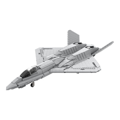 yf-23 black widow ii stealth fighter building set | moc-41847 - 2