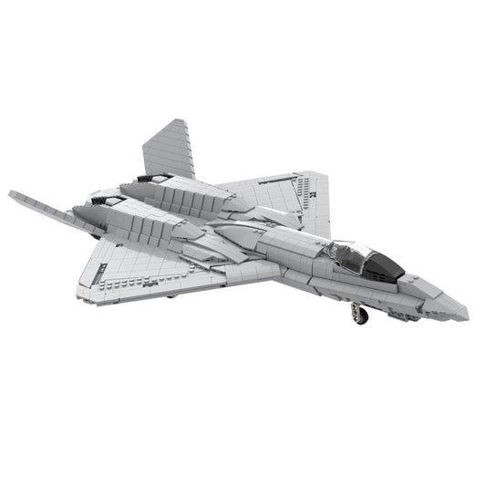 yf-23 black widow ii stealth fighter building set | moc-41847 - 3