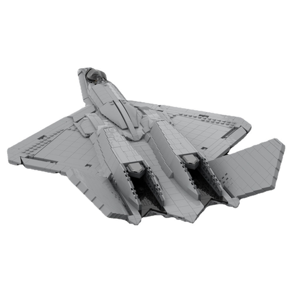 yf-23 black widow ii stealth fighter building set | moc-41847 - 5