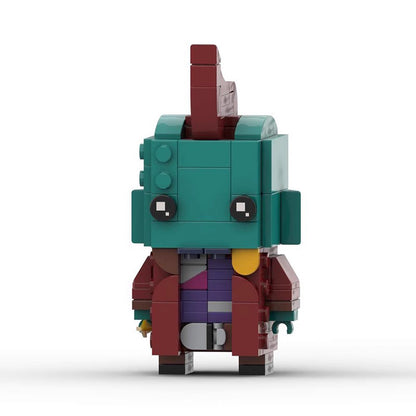 yondu brickheadz building set | marvel moc | lego-compatible blocks - 1