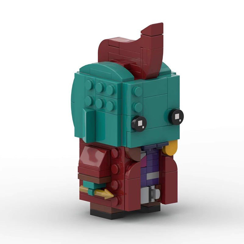 yondu brickheadz building set | marvel moc | lego-compatible blocks - 2