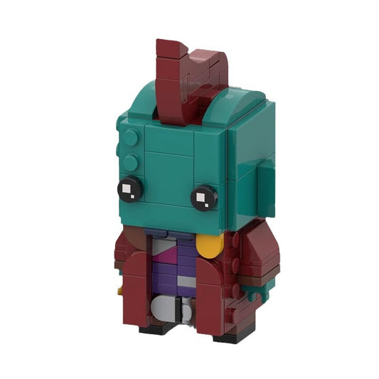 yondu brickheadz building set | marvel moc | lego-compatible blocks - 4