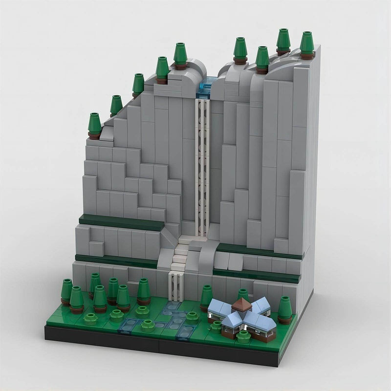 Yosemite Falls Architecture Building Kit | Compatible MOC - 2