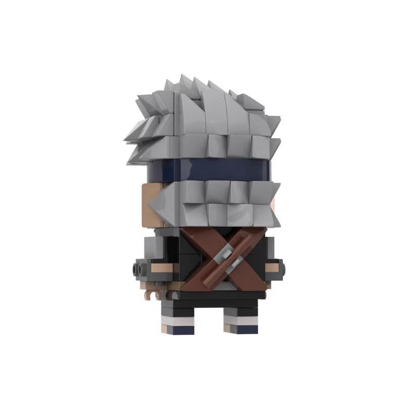 young kakashi brickheadz building set | lego-compatible moc - 3