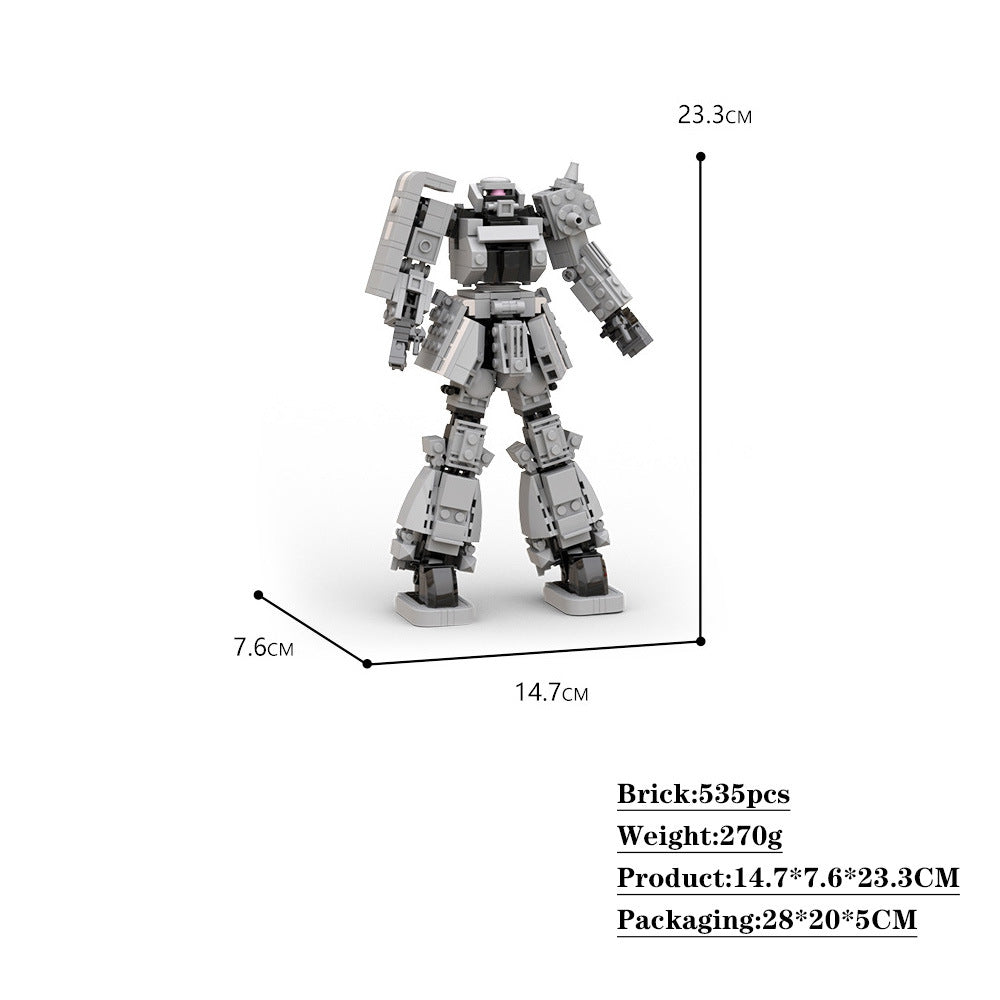 zaku mech building set | moc-0056 - 4