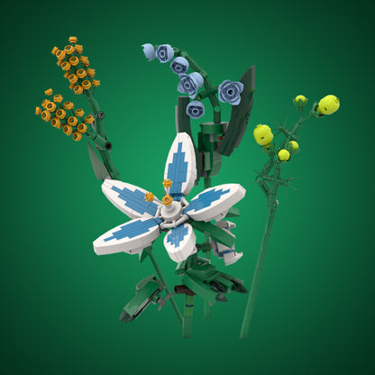 zelda flower collection building set | moc-215991 - 1
