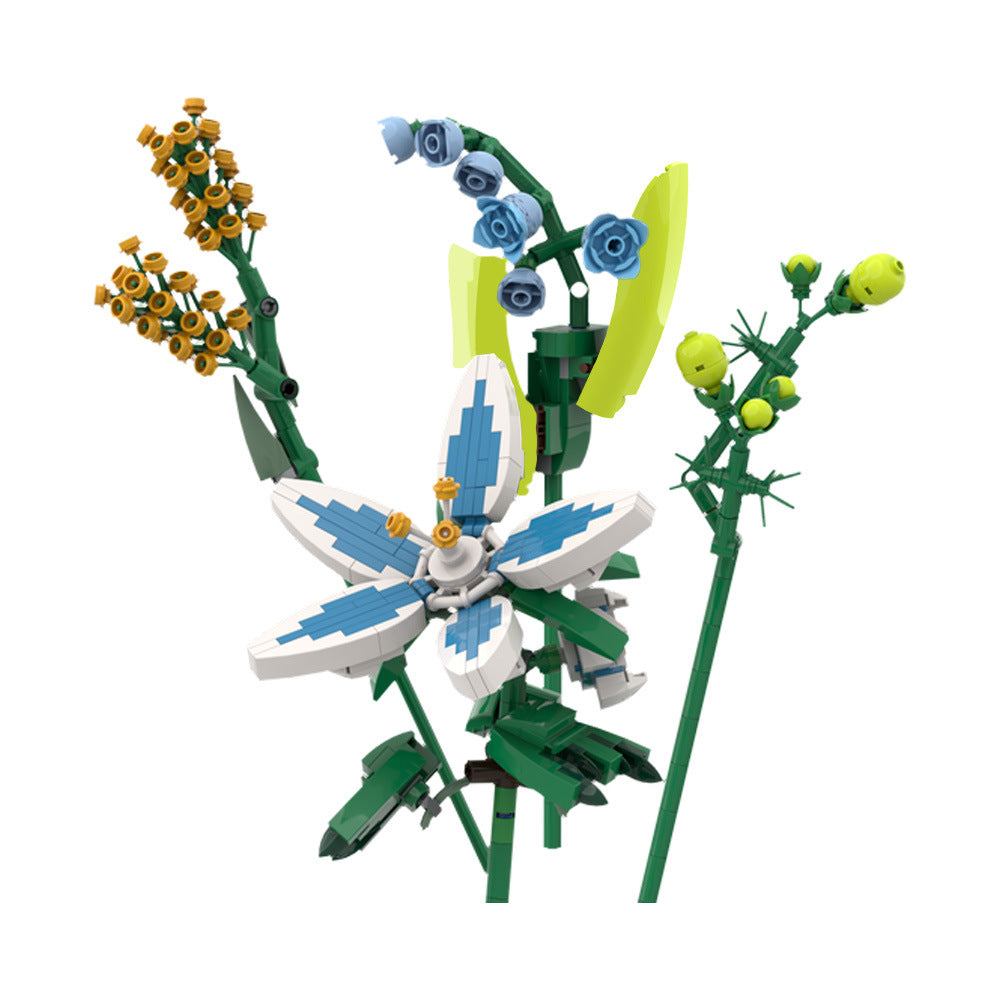 zelda flower collection building set | moc-215991 - 2