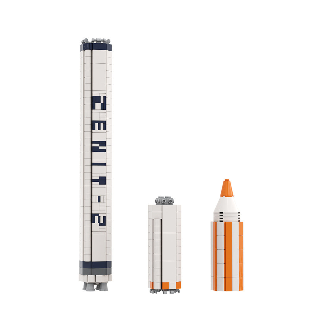 Zenit Space Launch Vehicles Building Kit | 1:110 | LEGO-Compatible MOC - 4