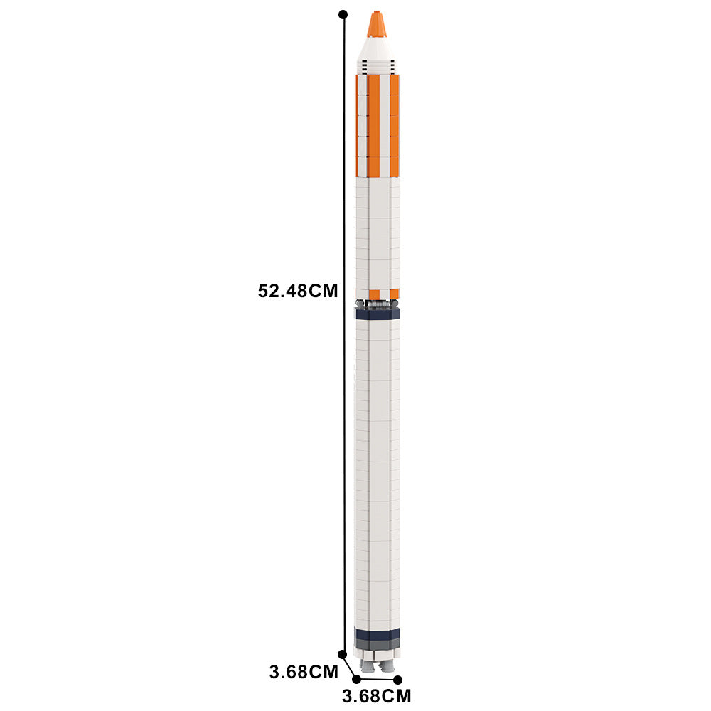 Zenit Space Launch Vehicles Building Kit | 1:110 | LEGO-Compatible MOC - 5