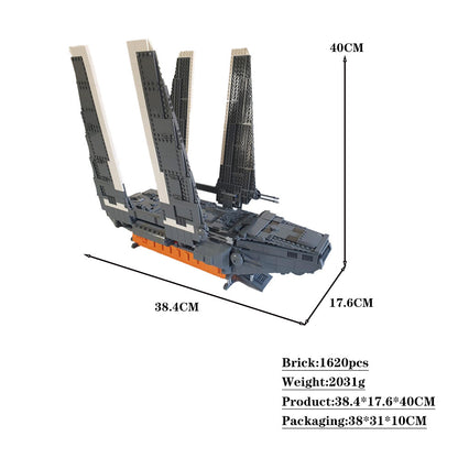 zeta class shuttle building set | rogue one | moc-26523 - 2