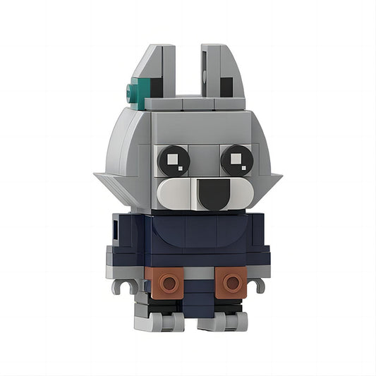 zhen brickheadz building kit | kung fu panda | moc-178323 - 1