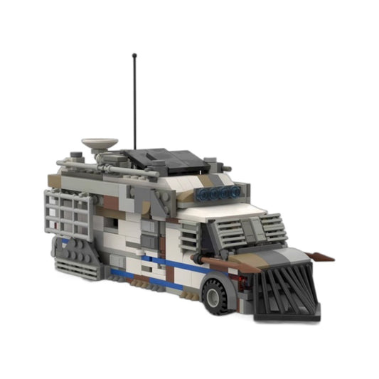 zombie doom communication car building set | wandering merchant | moc-161498 - 5
