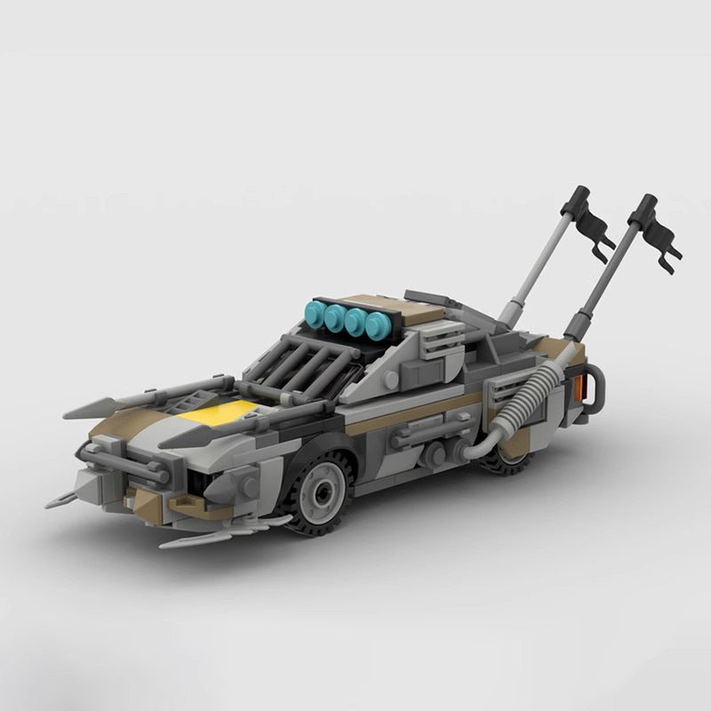 zombie doomsday muscle car building set | moc-161369 - 1