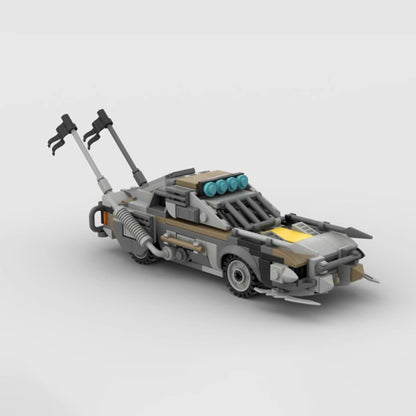 zombie doomsday muscle car building set | moc-161369 - 4