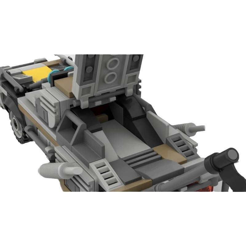 zombie doomsday muscle car building set | moc-161369 - 5