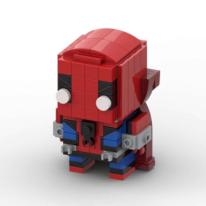 zombie hunter spider-man moc brickheadz set | lego-compatible build - 2