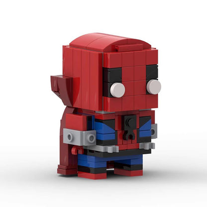 zombie hunter spider-man moc brickheadz set | lego-compatible build - 3