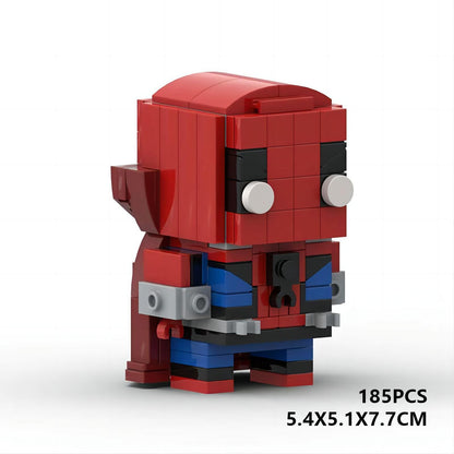 zombie hunter spider-man moc brickheadz set | lego-compatible build - 5