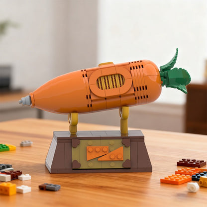 zootopia carrot recorder with stand building kit | lego compatible moc - 1