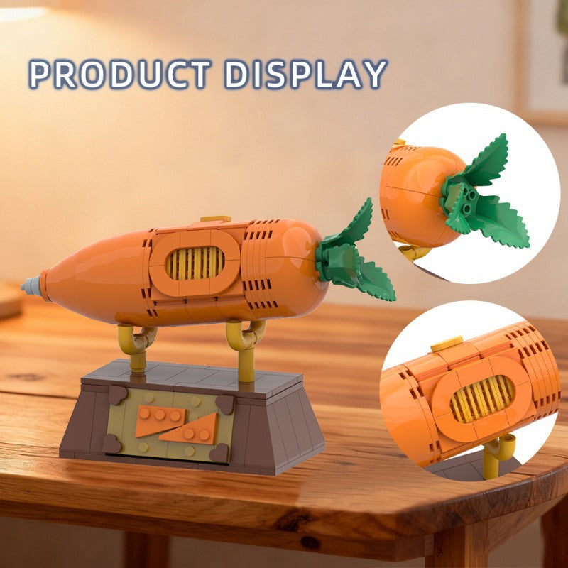 zootopia carrot recorder with stand building kit | lego compatible moc - 2