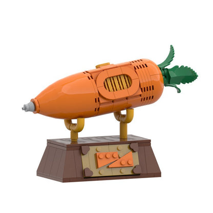 zootopia carrot recorder with stand building kit | lego compatible moc - 5